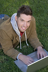 Image showing Laptop Boy