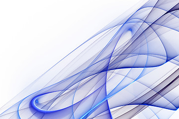 Image showing Blue abstract background