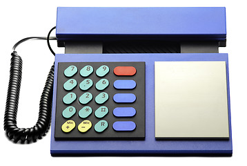 Image showing Blue Telephone