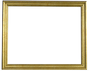 Image showing Gold frame