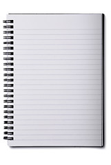 Image showing Spiral bound note pad