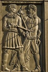 Image showing old warriors