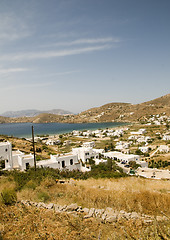 Image showing panorama greek island ios