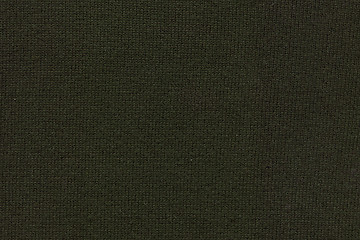 Image showing Dark green knitted cotton mesh
