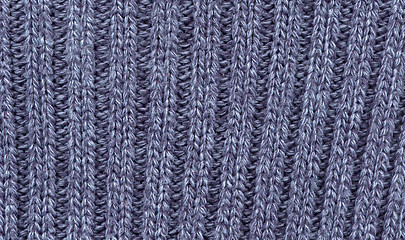 Image showing Blue knitted cotton mesh
