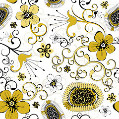 Image showing Seamless floral pattern