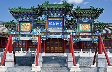Image showing Beijing Temple entrance.