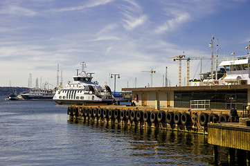 Image showing landing stage