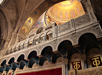 Image showing Fragment of interior of Holy Sepulchre Church