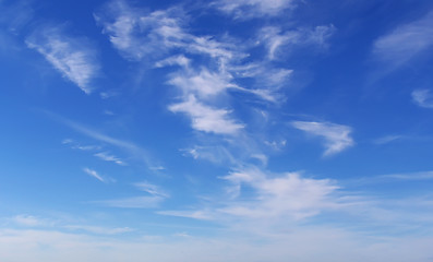 Image showing Blue sky and clouds