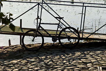 Image showing Bicycle on vacation