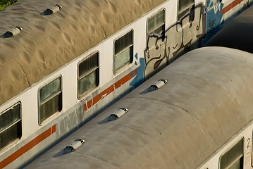 Image showing wagons in detail