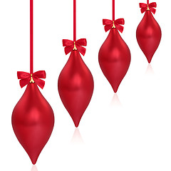 Image showing Christmas Droplet Baubles