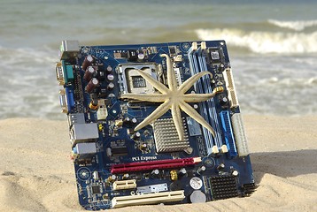 Image showing USB on Beach