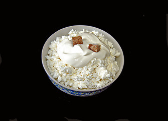 Image showing Bowl with curd