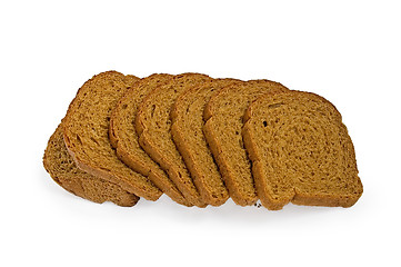 Image showing Cut rye bread