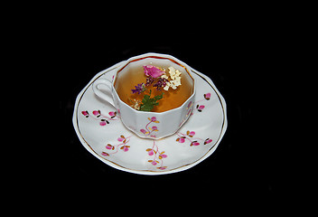 Image showing Flower tea