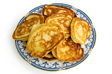 Image showing Golden pancakes