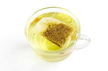 Image showing Green tea bags