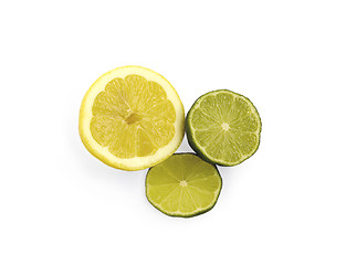 Image showing Lime and lemon