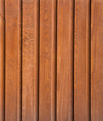 Image showing Brown wooden plank background