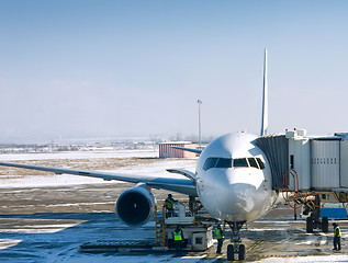 Image showing Airport terminal waiting area