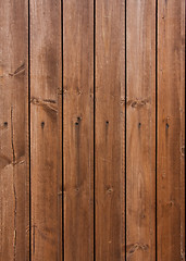 Image showing Brown wooden plank background