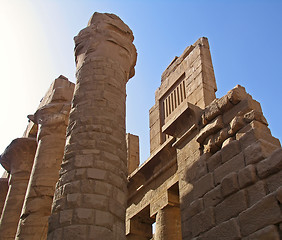 Image showing Karnak Temple at Luxor, Egypt