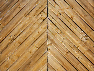 Image showing Old wooden plank background