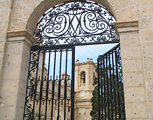 Image showing The gate to Maltese Church