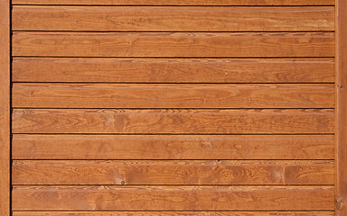 Image showing Brown wooden plank background