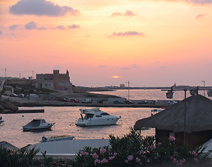 Image showing Maltese sunset