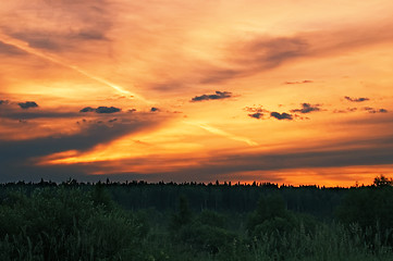 Image showing Orange Sunrise