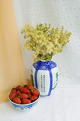 Image showing Still Life with Strawberries