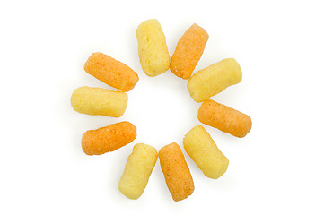 Image showing Sun from corn sticks