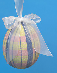 Image showing Easter egg hanging