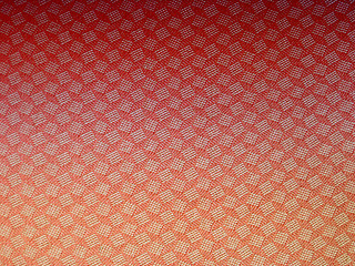 Image showing Texture of red fabric background 