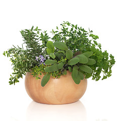 Image showing Parsley Sage Rosemary and Thyme Herbs