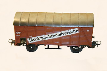 Image showing goods wagons