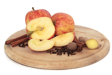 Image showing Apples and Spices