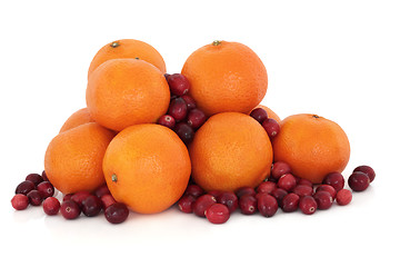 Image showing Tangerine and Cranberry Fruit