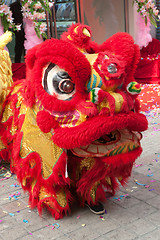 Image showing lion dance