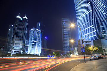 Image showing light trails