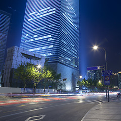 Image showing light trails