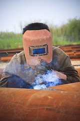 Image showing electric welding