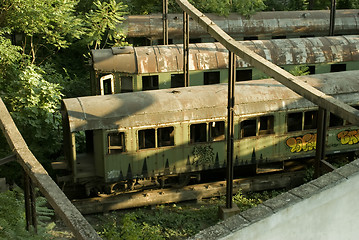 Image showing coaches graveyard