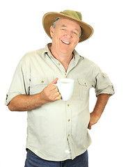 Image showing Man With Coffee Cup