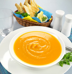 Image showing Hearty Pumpkin Soup