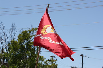 Image showing US Marines Flag