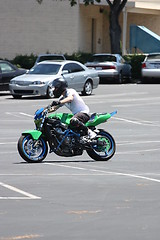 Image showing Motorcyclist
